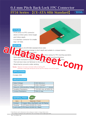 FF34-18A-R11B型号图片