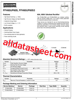 FFH60UP60S3型号图片