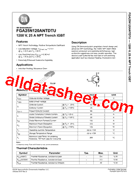 FGA25N120ANTDTU-F109型号图片