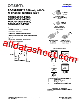 FGD3040G2-F085型号图片