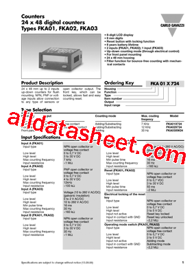 FKA02X724型号图片