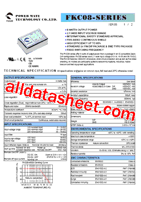 FKC08-12S05型号图片