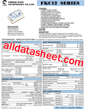 FKC12-12D15型号图片