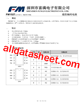 FM1527型号图片