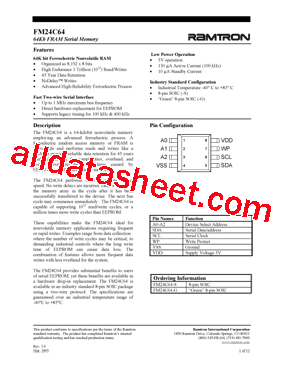 FM24C64-S型号图片