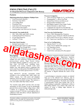 FM31L276-G型号图片