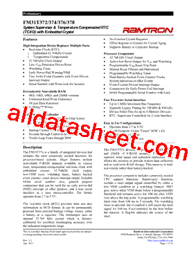 FM31T374-G型号图片