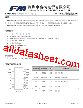 FM6123S-CH型号图片