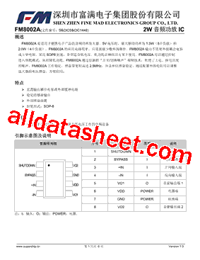 FM8002A型号图片