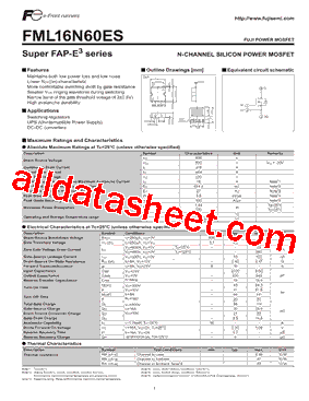 FML16N60ES型号图片