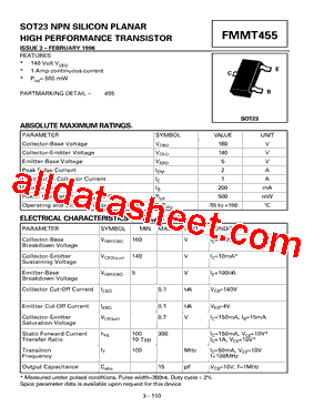 FMMT455TA型号图片