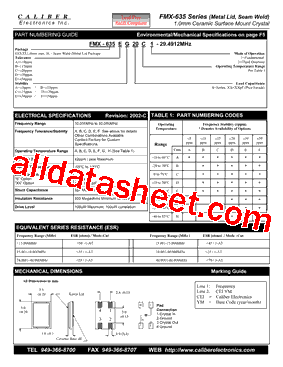 FMX-635AA20D3型号图片