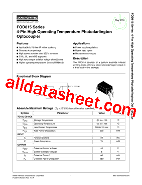 FOD815型号图片