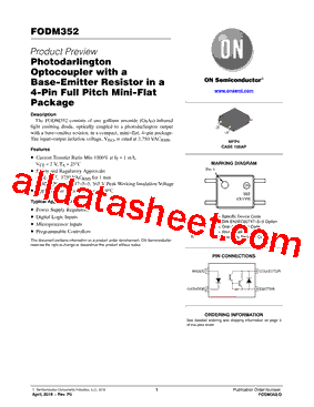 FODM352V型号图片