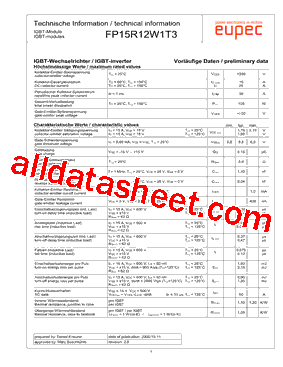 FP15R12W1T3型号图片