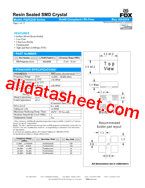 FQ3225BR-20.000型号图片