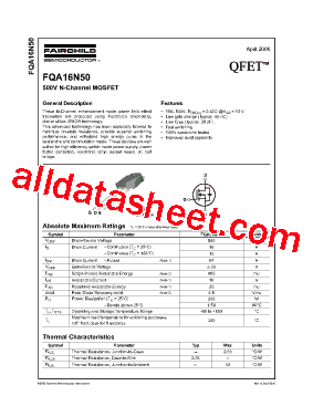 FQA16N50_F109型号图片