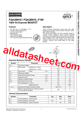 FQA28N15_07型号图片