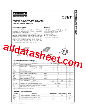 FQPF10N20C型号图片