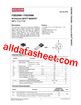 FQU2N90TU_WS型号图片