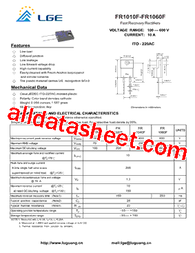 FR1040F型号图片