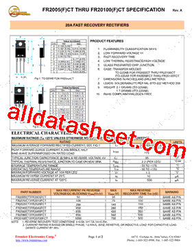 FR2040CT型号图片