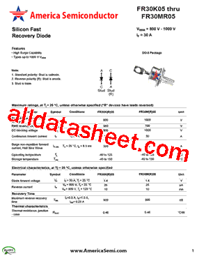 FR30KR05型号图片