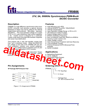 FR9806SPGTR型号图片