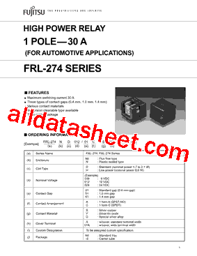 FRL-274NILD01201AD-A型号图片