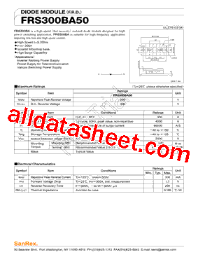 FRS300BA50型号图片