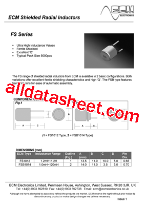 FS1012-104型号图片