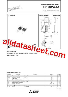 FS10UMA-4A型号图片