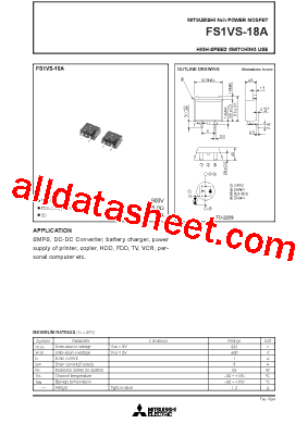 FS1VS-18A型号图片