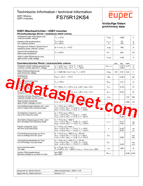 FS75R12KS4型号图片