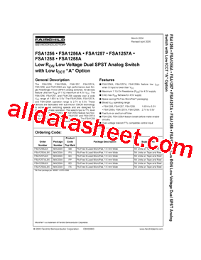 FSA1256_0504型号图片