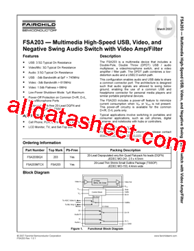 FSA203BQX型号图片