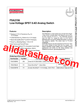 FSA2156L6X型号图片