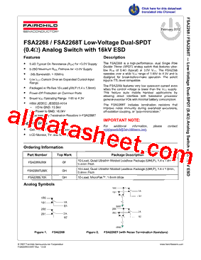 FSA2268_12型号图片