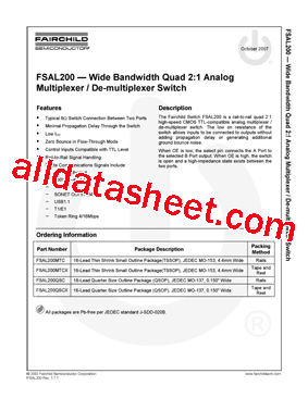 FSAL200_07型号图片