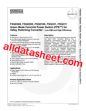 FSDM0365RNB型号图片