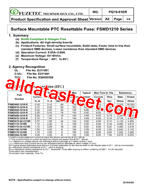 FSMD050-1210-R型号图片
