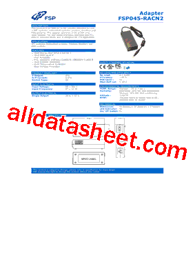 FSP045-RACN2型号图片