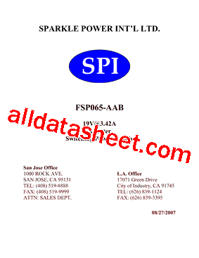 FSP065-AAB型号图片