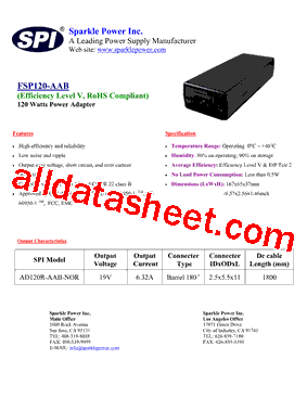 FSP120-AAB型号图片