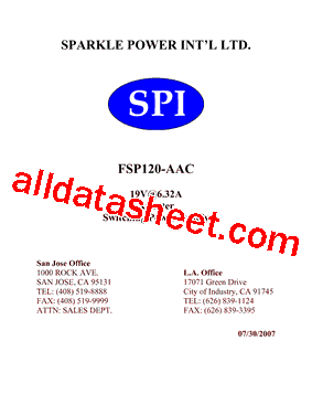 FSP120-AAC型号图片