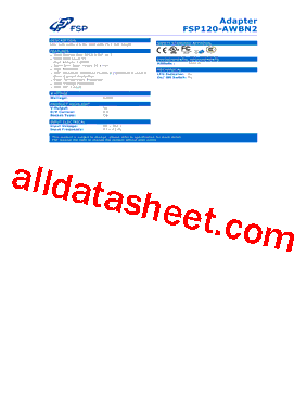 FSP120-AWBN2型号图片