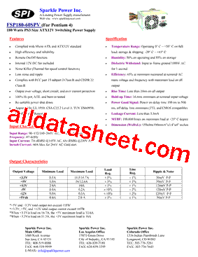 FSP180-60SPV型号图片