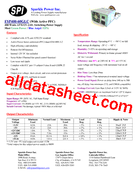 FSP400-60GLC型号图片