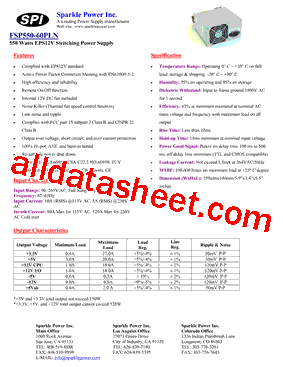 FSP550-60PLN型号图片