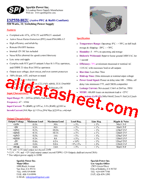 FSP550-802U型号图片